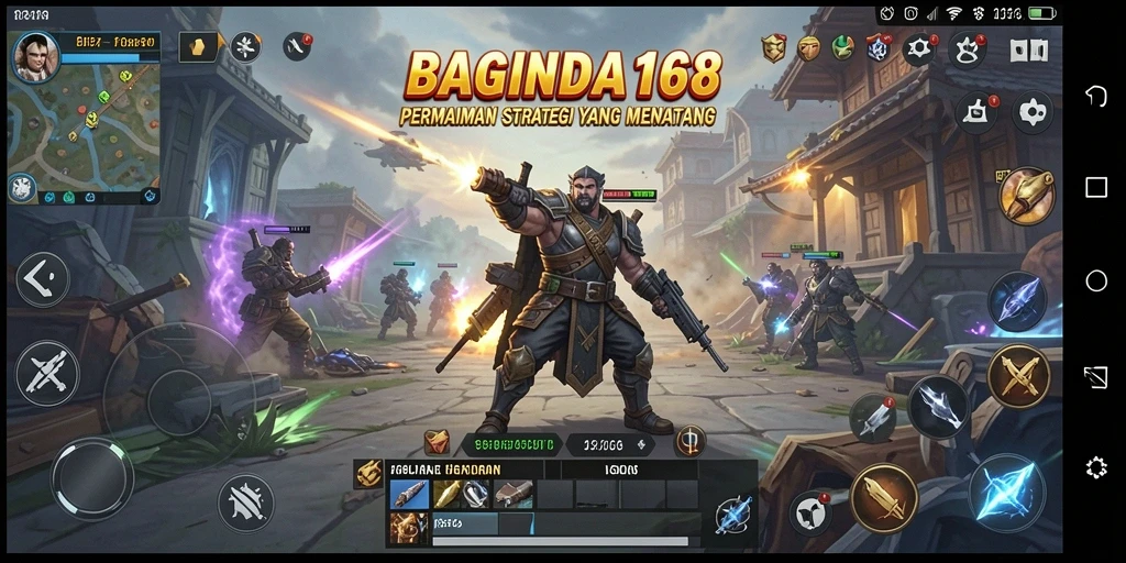 Tampilan gameplay intens dalam BAGINDA168 yang seru dan strategis.