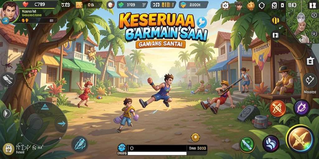 Tampilan menarik dan gameplay menyenangkan dalam C789.