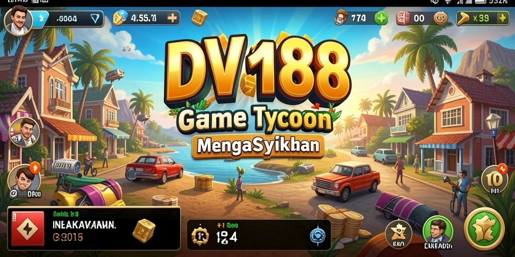 Gameplay DV188 menunjukkan bagaimana mengelola bisnis dengan baik.