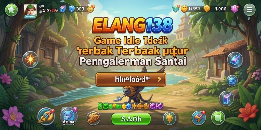 Screenshot gameplay ELANG138 yang menunjukkan suasana santai dan kemajuan.