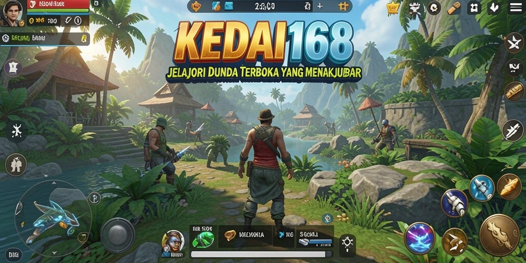 Gameplay KEDAI168 yang menarik di dunia terbuka.