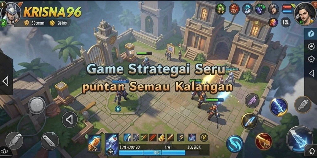 Tampilan menarik dari gameplay KRISNA96 yang penuh tantangan.