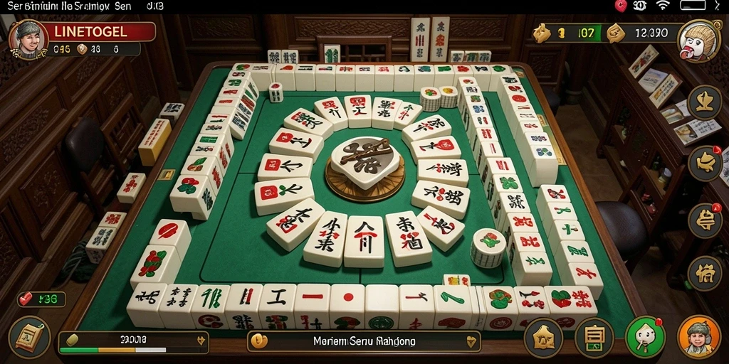 Tampilan gameplay seru LINETOGEL dengan grafis menarik.