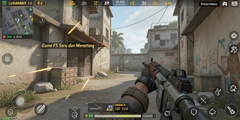 Tampilan gameplay memukau dalam LUXARABET yang penuh aksi.