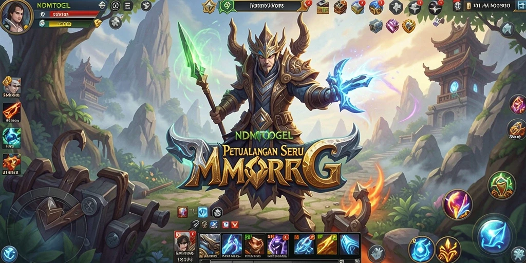 Screenshot gameplay NDMTOGEL yang menunjukkan pertarungan epik antar pemain.