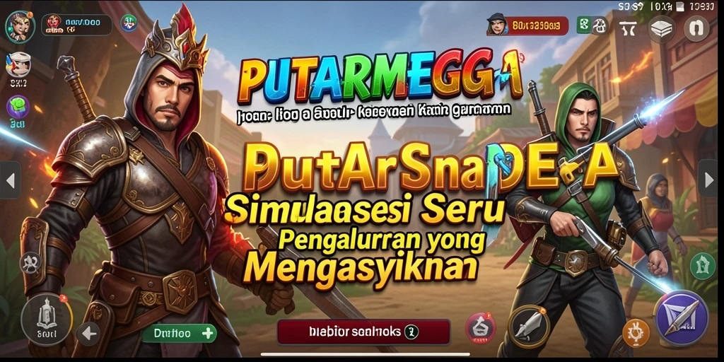 Tangkapan layar dari gameplay PUTARMEGA yang menampilkan momen seru dalam simulasi.